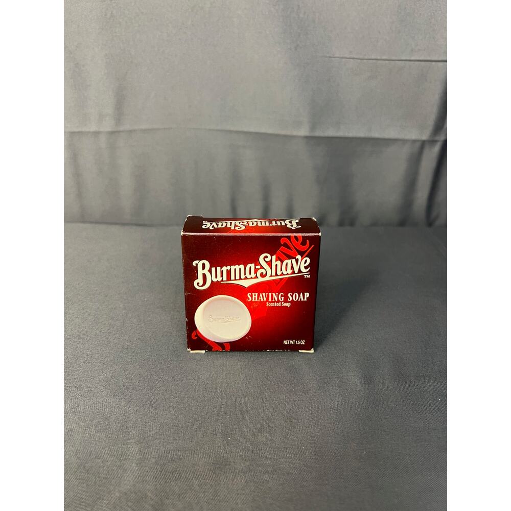 Vintage Burma Shave Soap Bar NIP